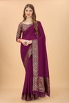 Dhruvi Designer Jacquard Vichitra Silk Sarees Wholesale Market In Surat With Price